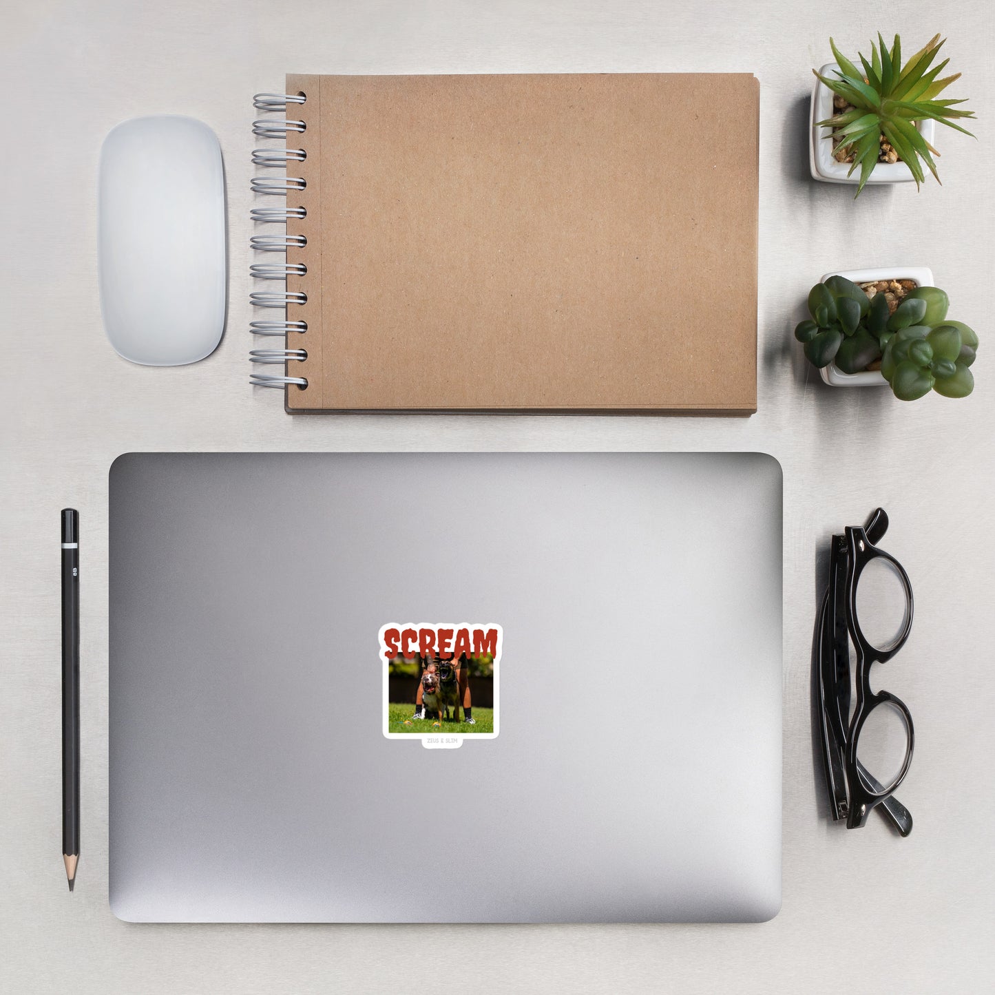 Slim & Zeus Bubble-free stickers