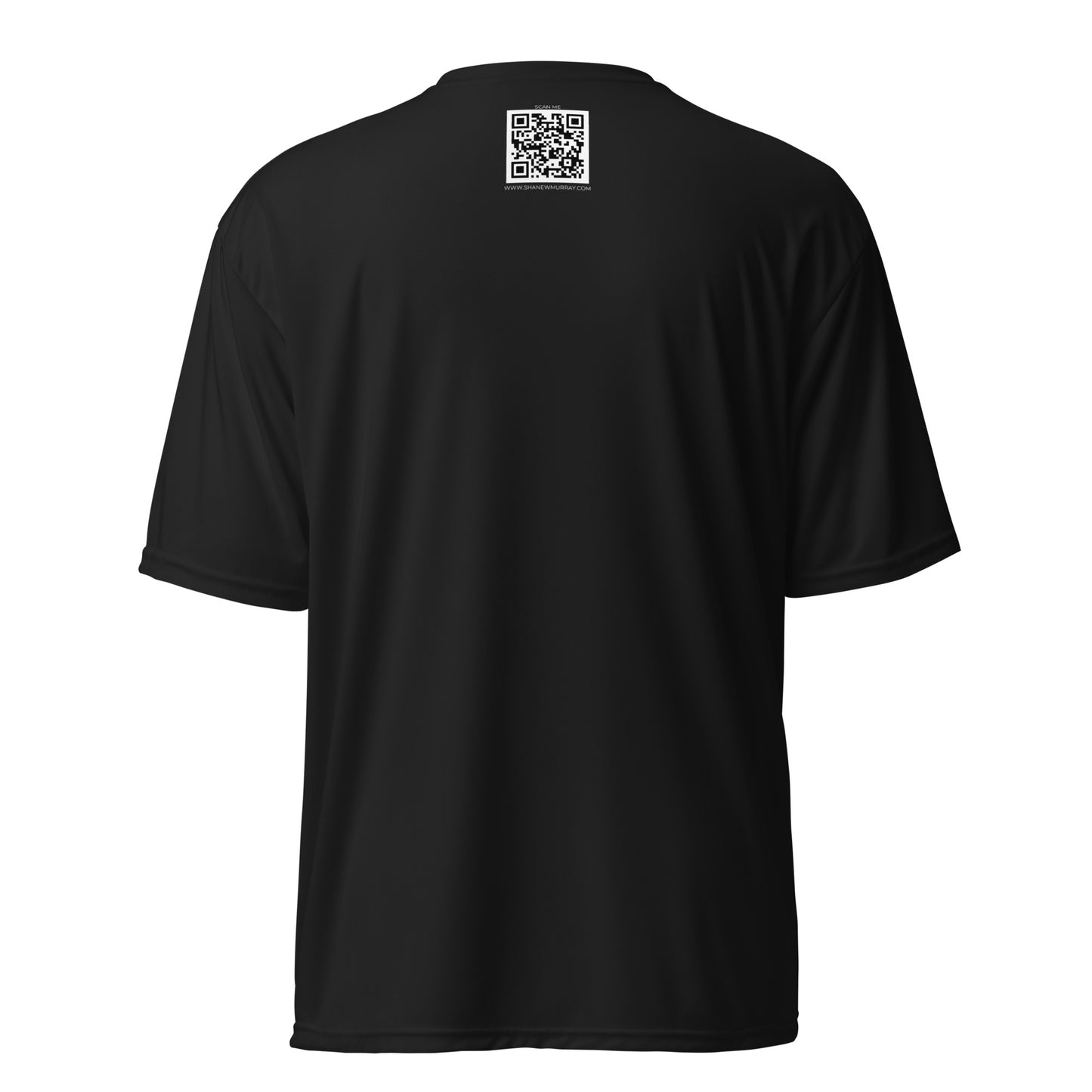 Zeus and Slim small graphic Unisex performance crew neck t-shirt