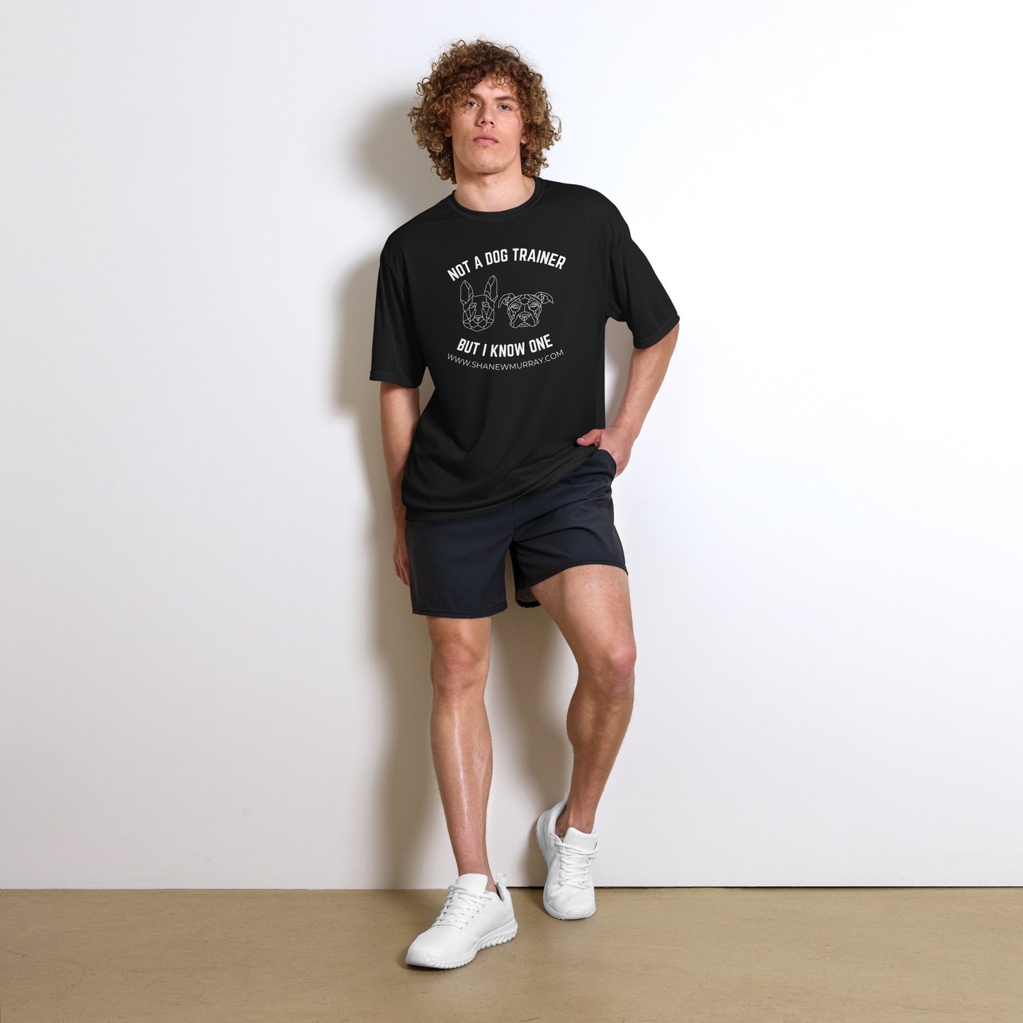 Unisex Slim & Zeus "shanewmurray.com" crew neck t-shirt