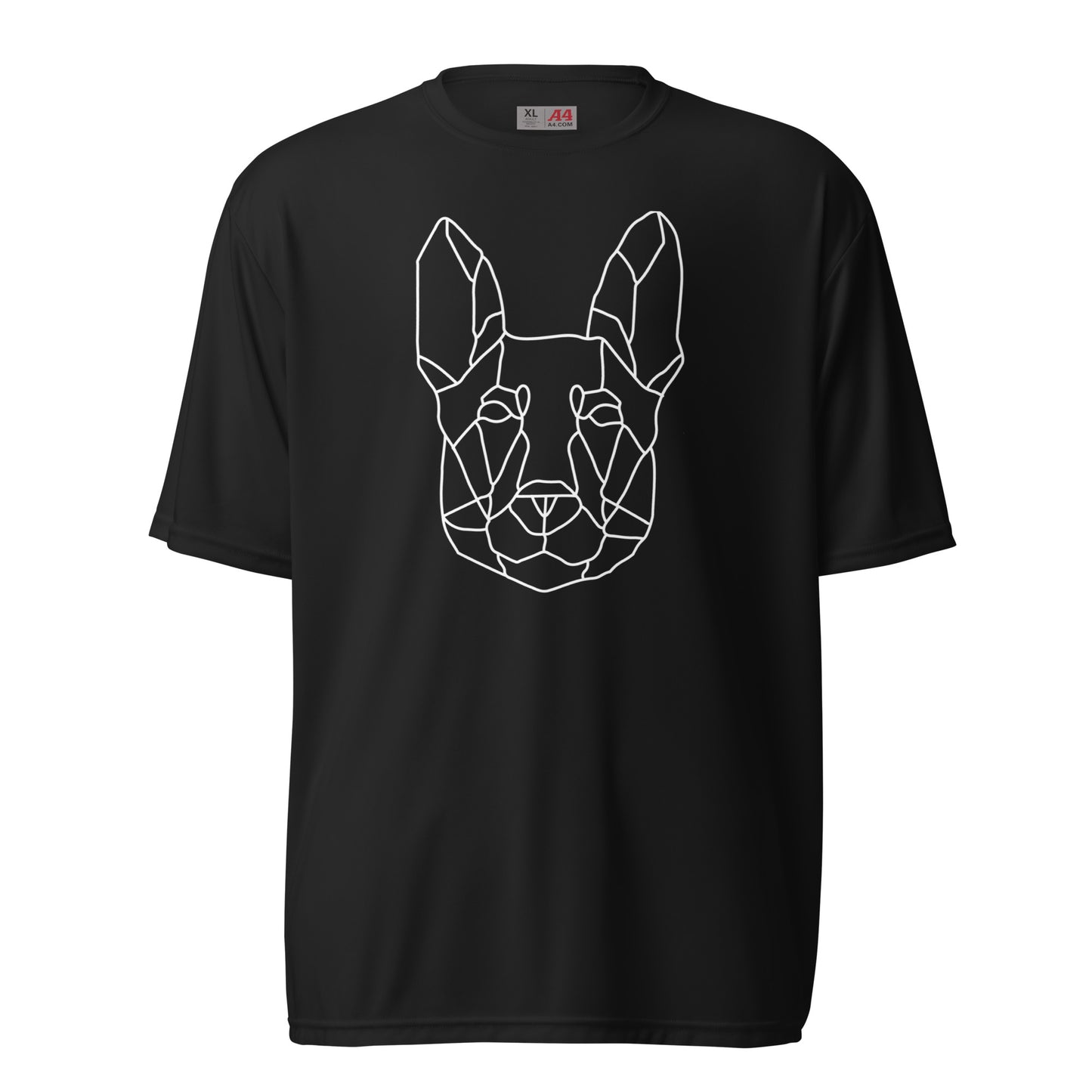 Slim Barcode Graphic Unisex performance crew neck t-shirt