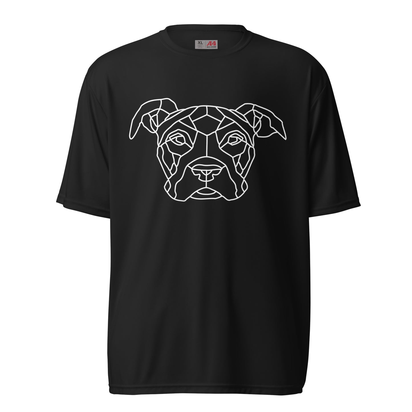 Zeus Barcode Unisex performance crew neck t-shirt