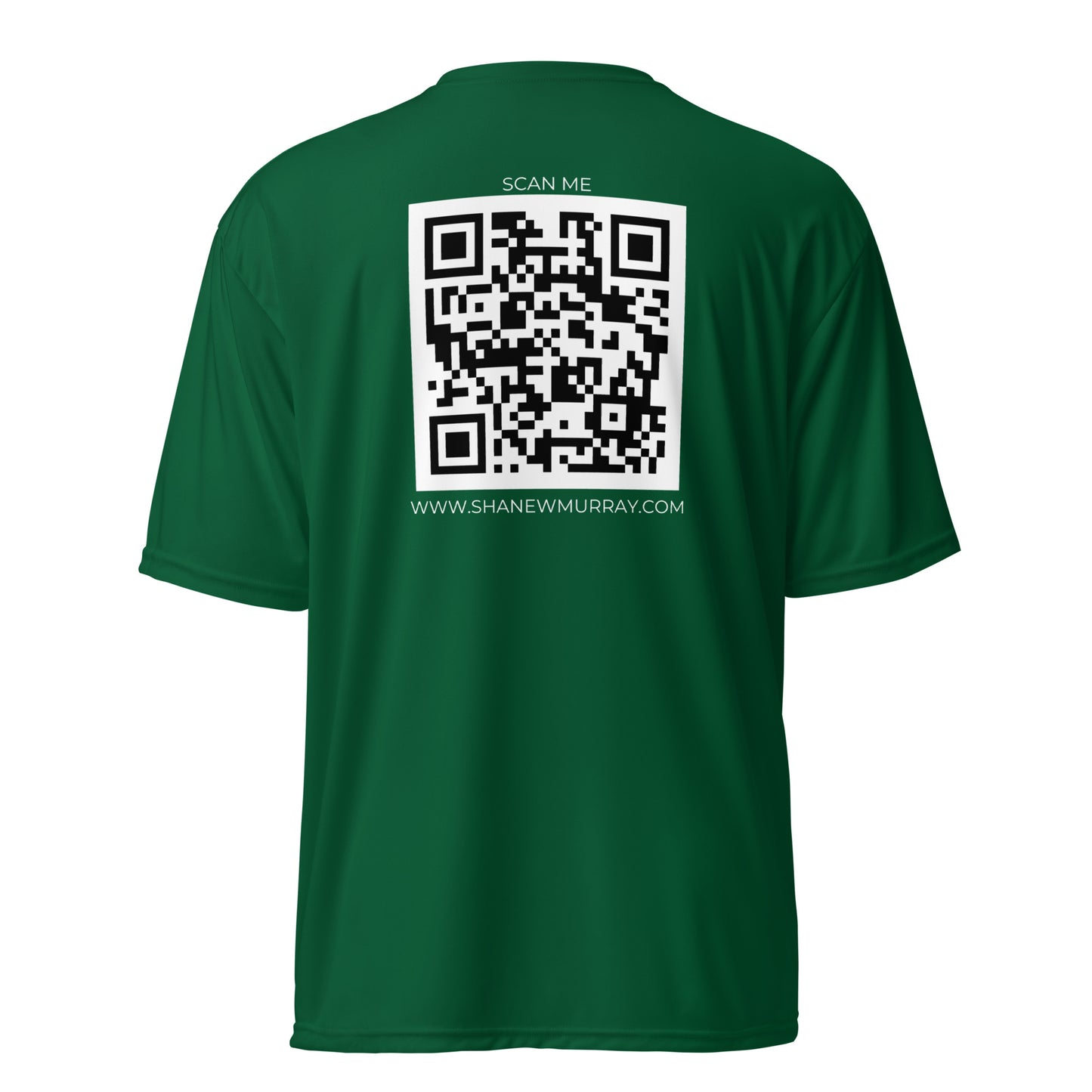 Zeus Barcode Unisex performance crew neck t-shirt
