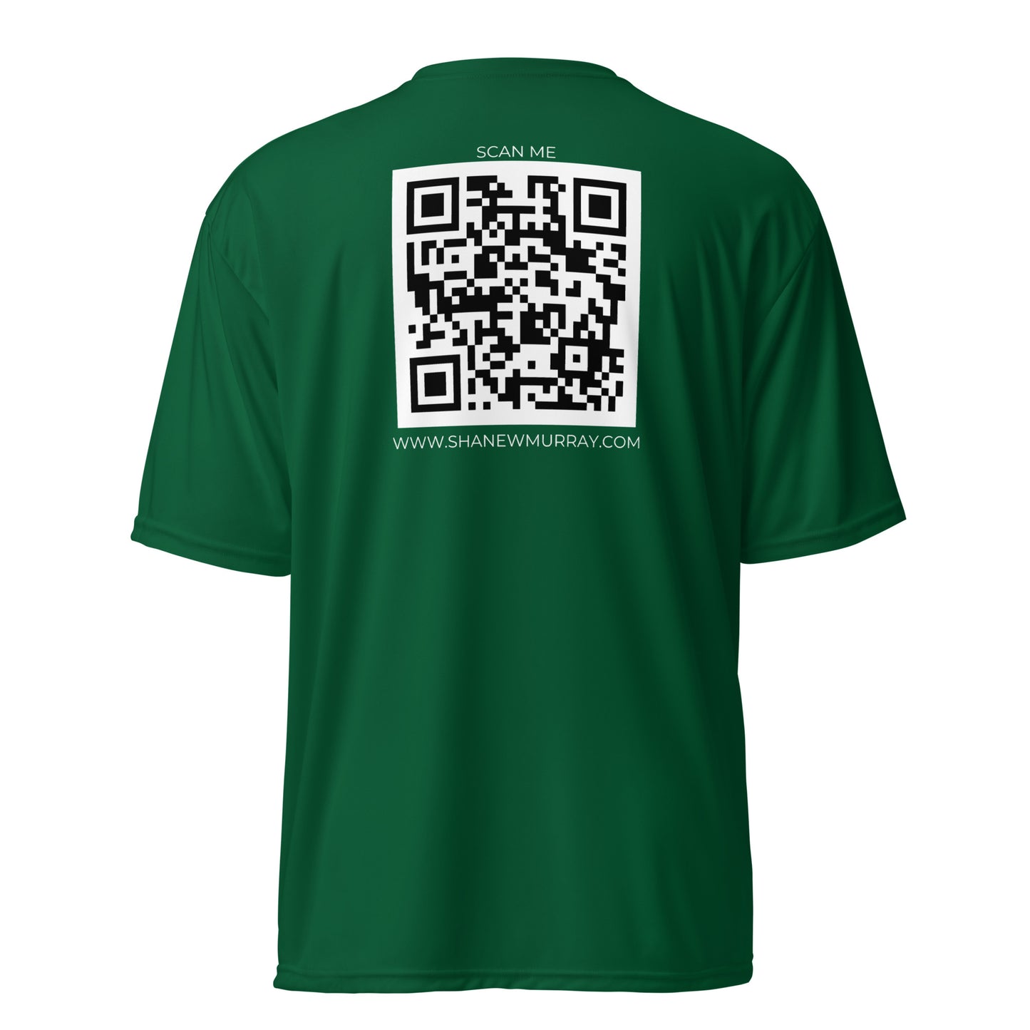 Slim and Zeus barcode Unisex performance crew neck t-shirt