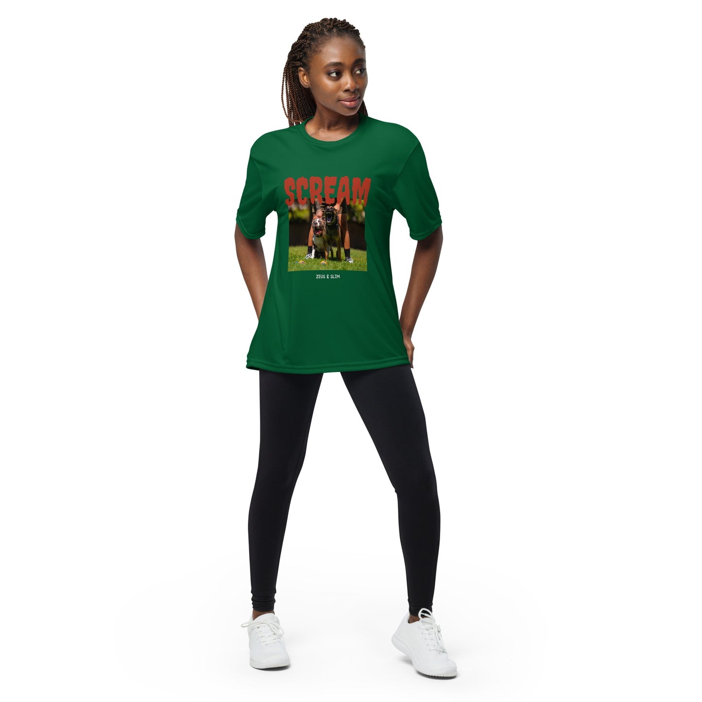 Unisex "Scream" crew neck t-shirt