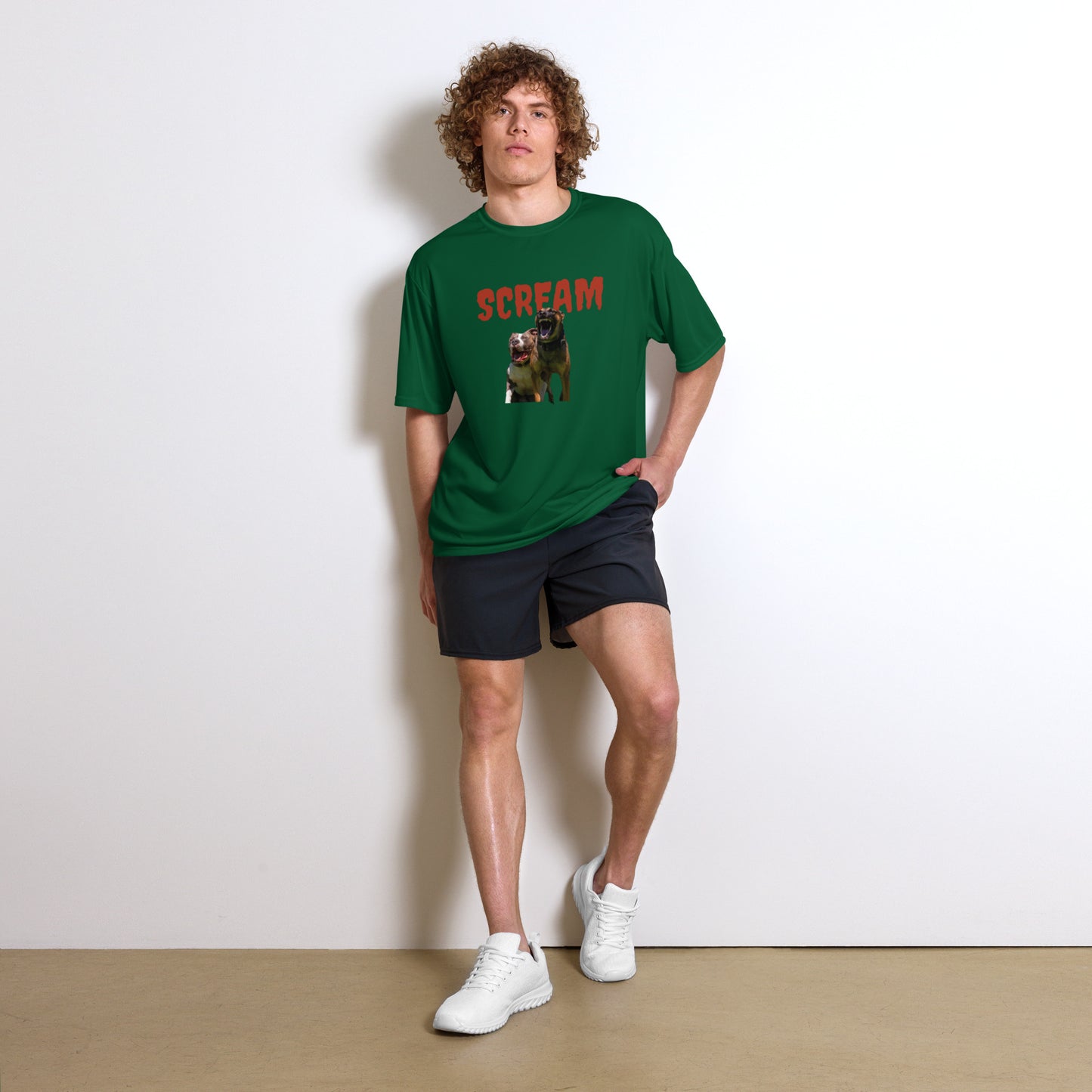 Unisex Zeus & Slim "Scream" crew neck t-shirt
