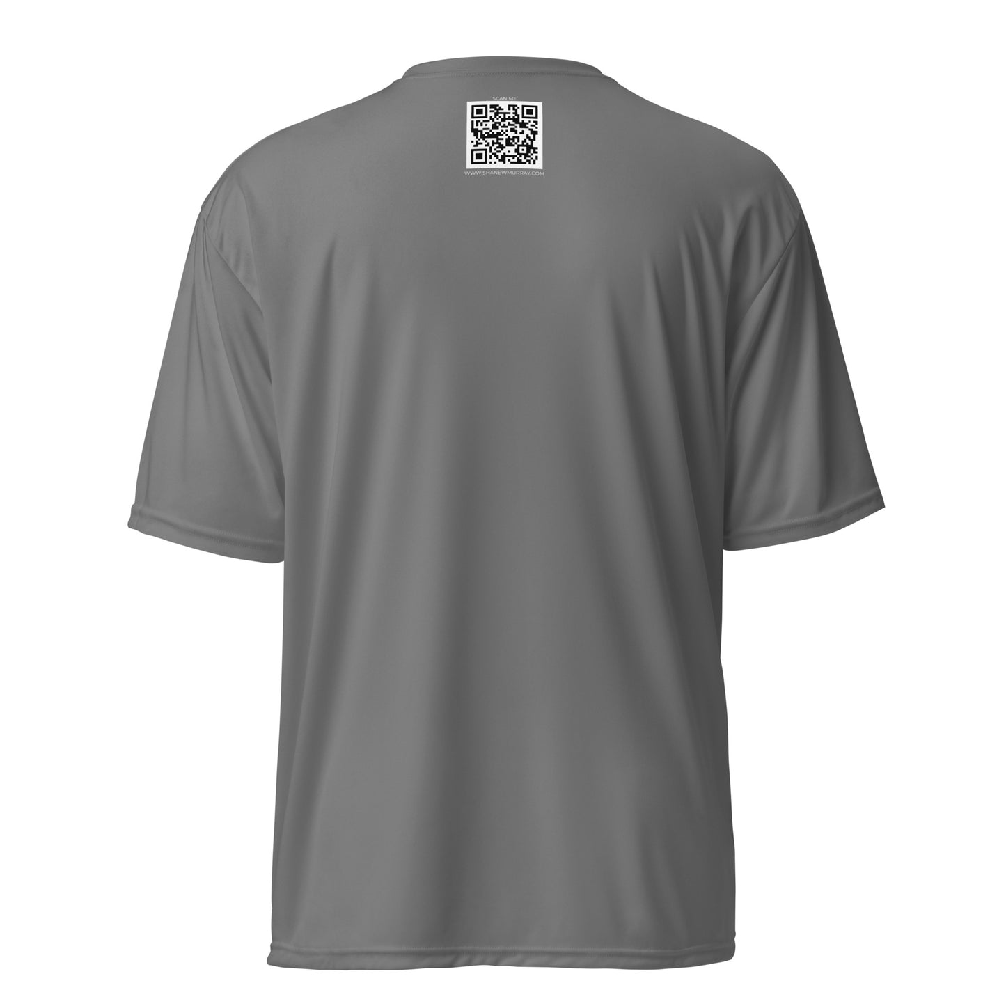 Zeus and Slim small graphic Unisex performance crew neck t-shirt