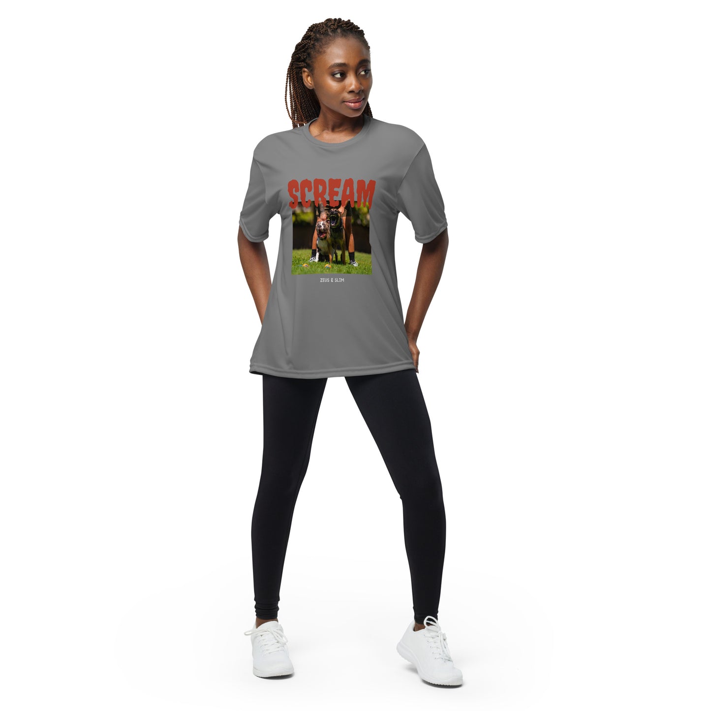 Unisex "Scream" crew neck t-shirt