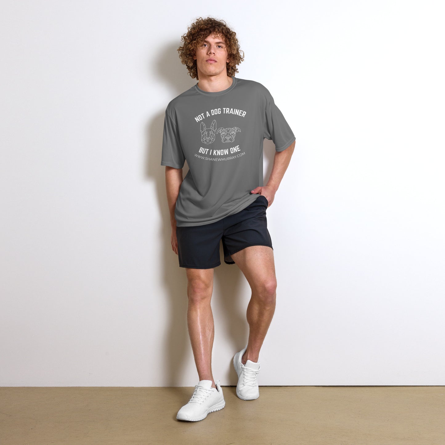 Unisex Slim & Zeus "shanewmurray.com" crew neck t-shirt