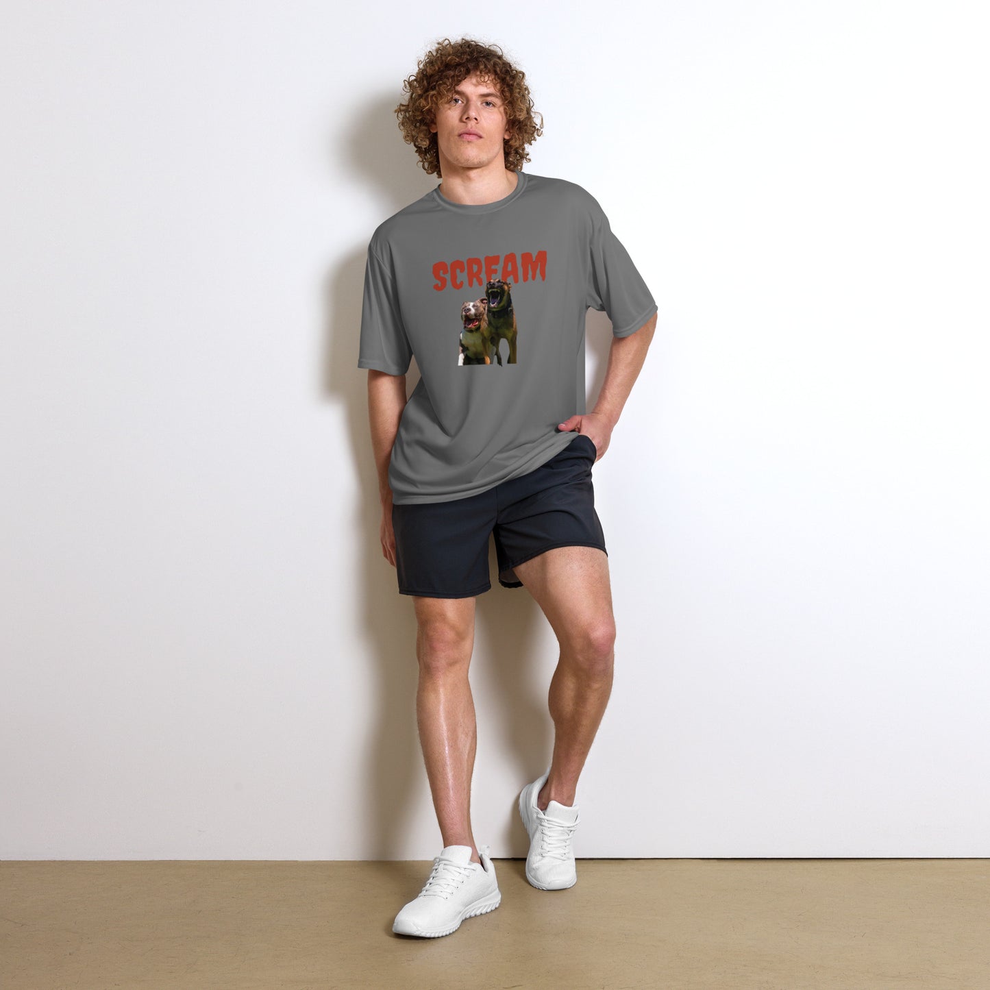 Unisex Zeus & Slim "Scream" crew neck t-shirt