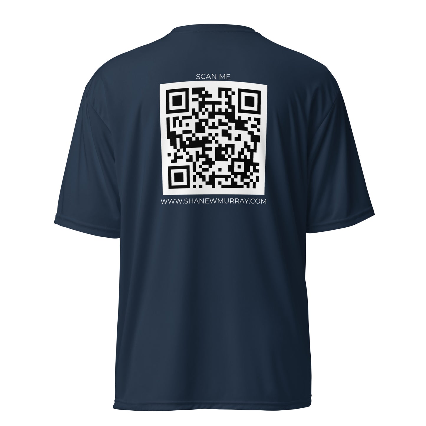 Slim Barcode Graphic Unisex performance crew neck t-shirt