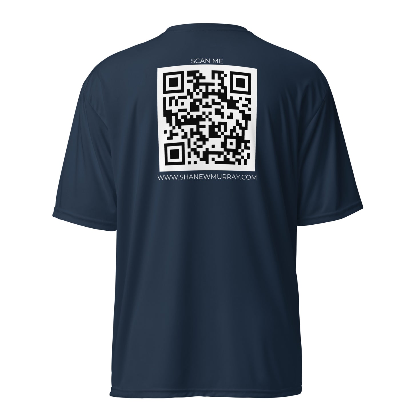 Slim and Zeus barcode Unisex performance crew neck t-shirt