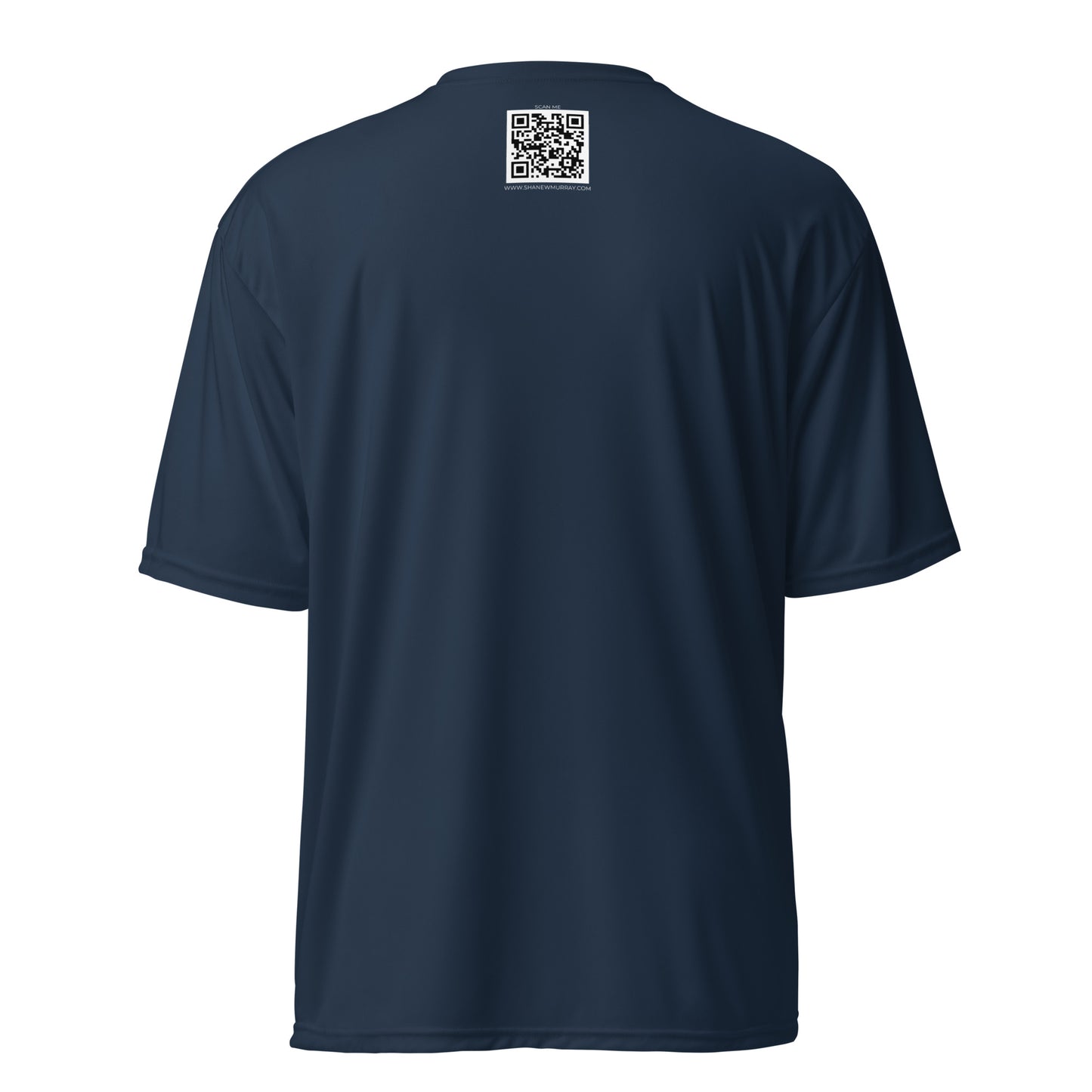 Zeus and Slim small graphic Unisex performance crew neck t-shirt