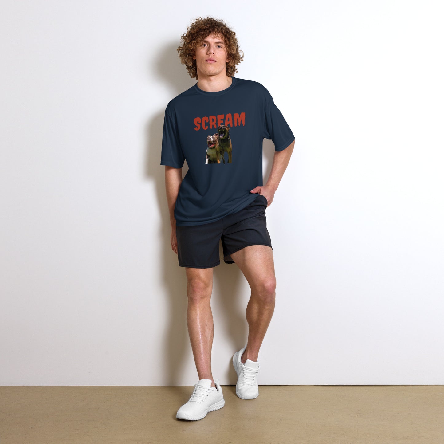 Unisex Zeus & Slim "Scream" crew neck t-shirt