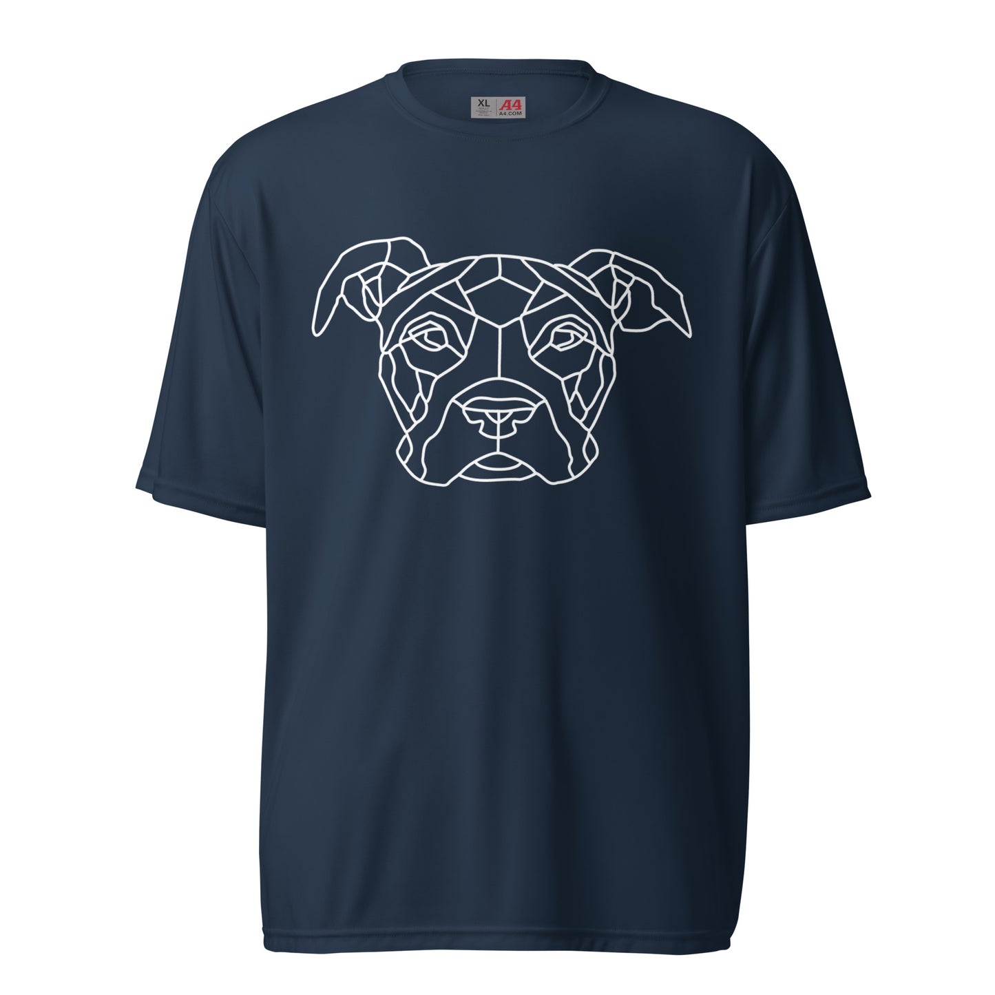 Zeus Barcode Unisex performance crew neck t-shirt