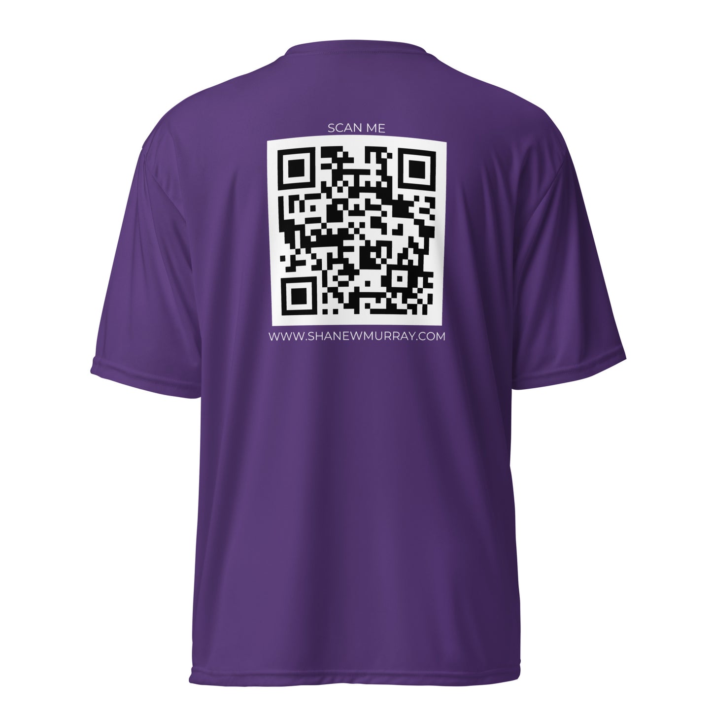 Slim Barcode Graphic Unisex performance crew neck t-shirt