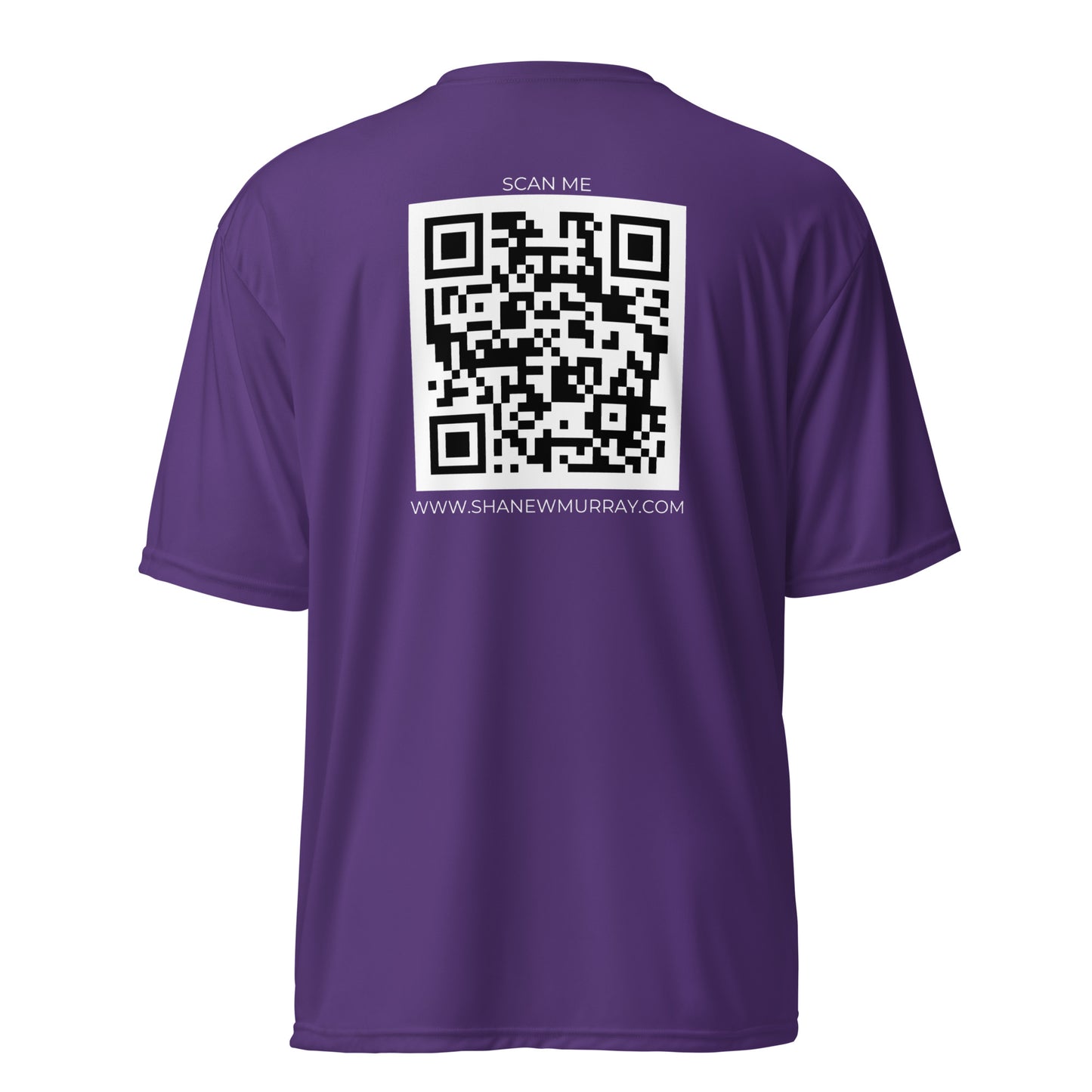 Zeus Barcode Unisex performance crew neck t-shirt