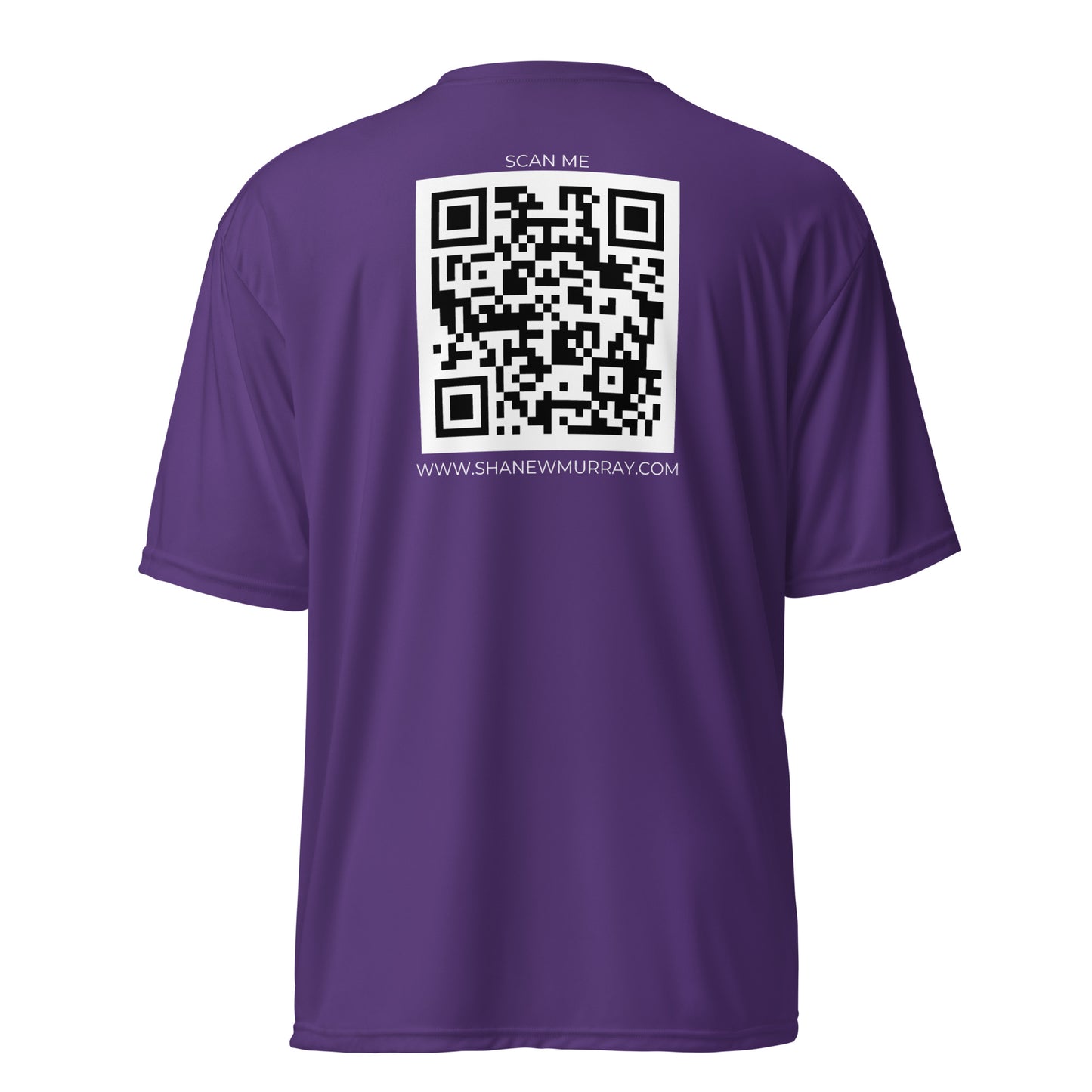 Slim and Zeus barcode Unisex performance crew neck t-shirt