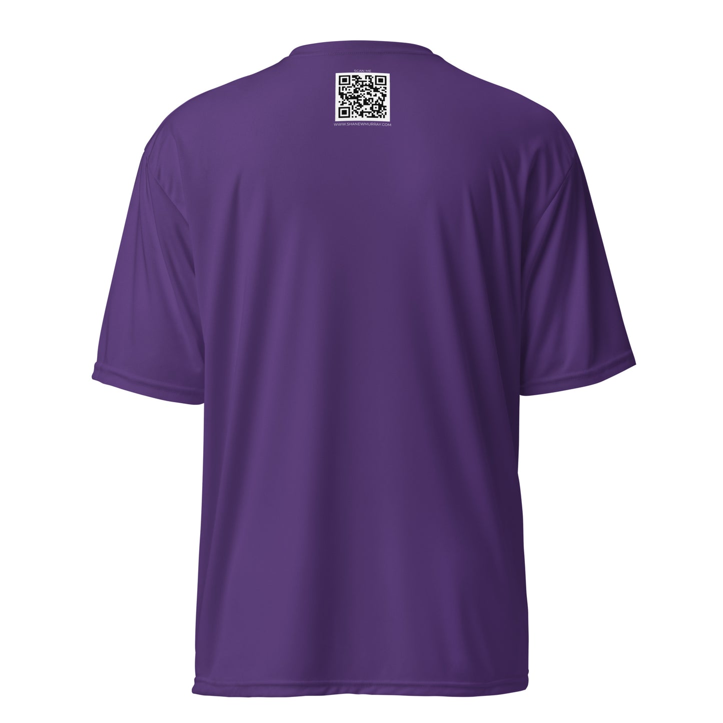 Zeus and Slim small graphic Unisex performance crew neck t-shirt