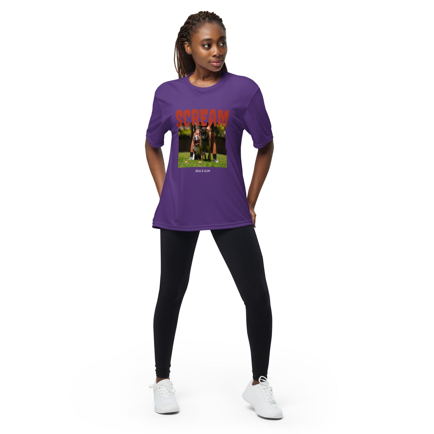 Unisex "Scream" crew neck t-shirt