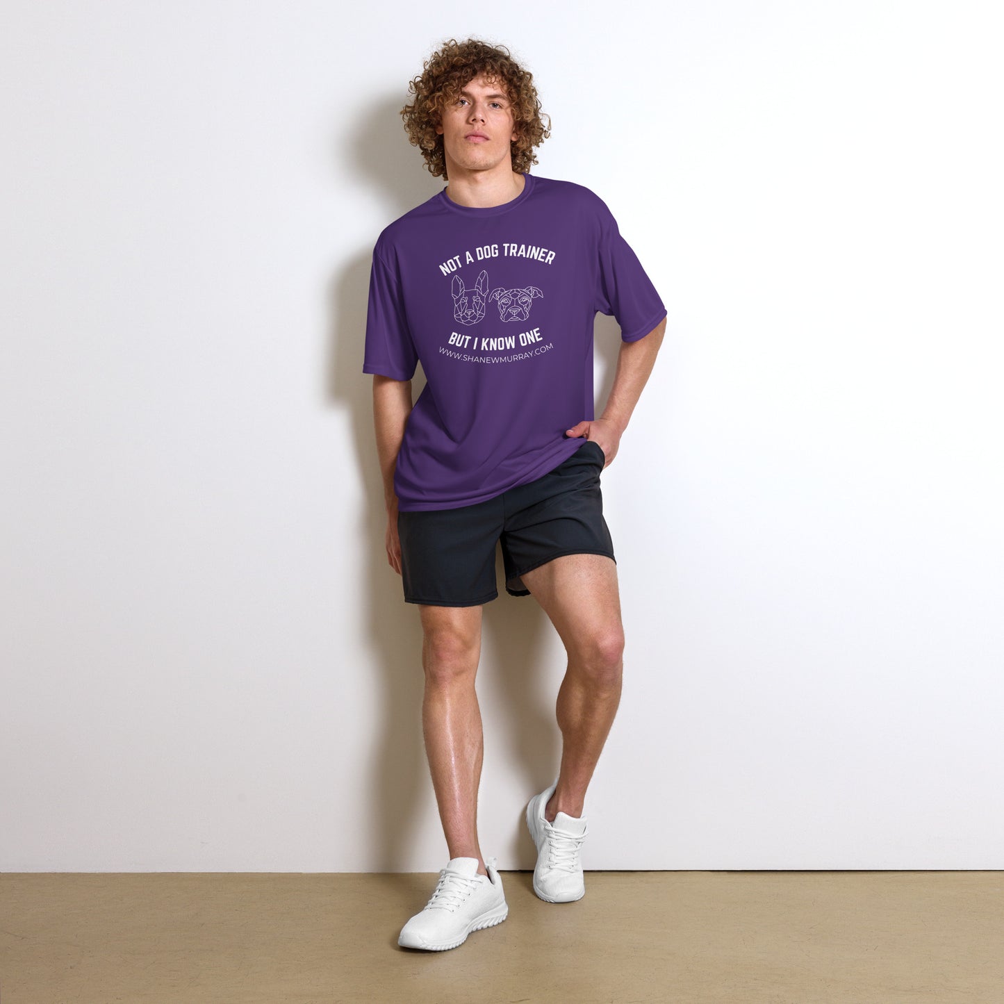 Unisex Slim & Zeus "shanewmurray.com" crew neck t-shirt