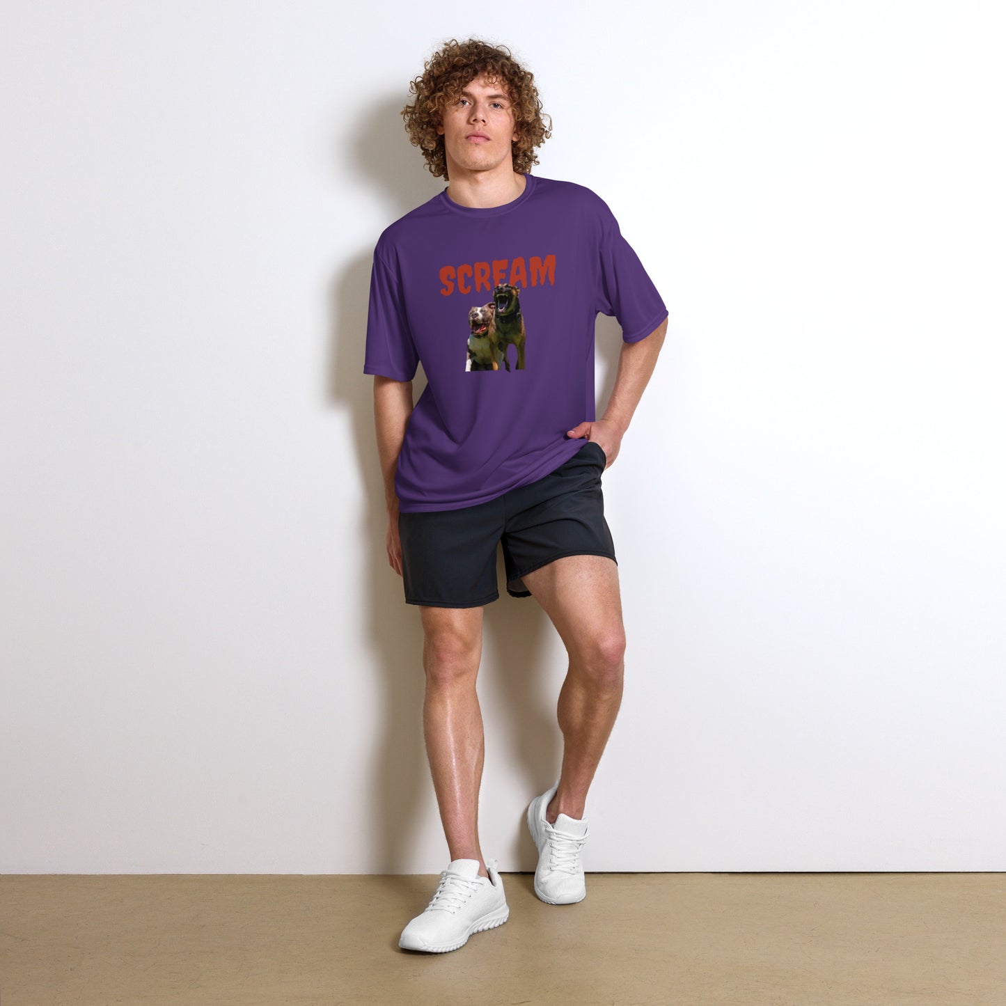 Unisex Zeus & Slim "Scream" crew neck t-shirt