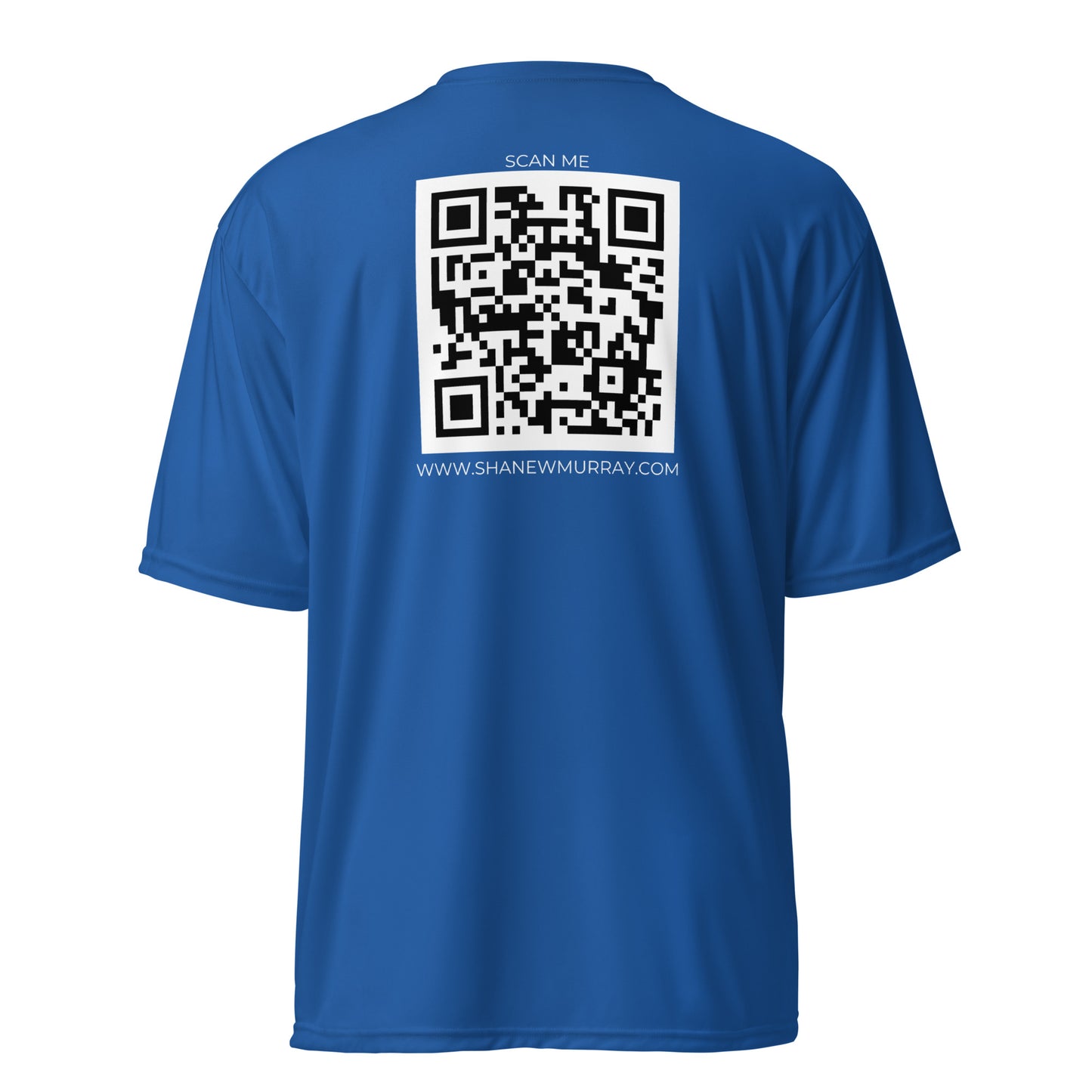 Slim and Zeus barcode Unisex performance crew neck t-shirt