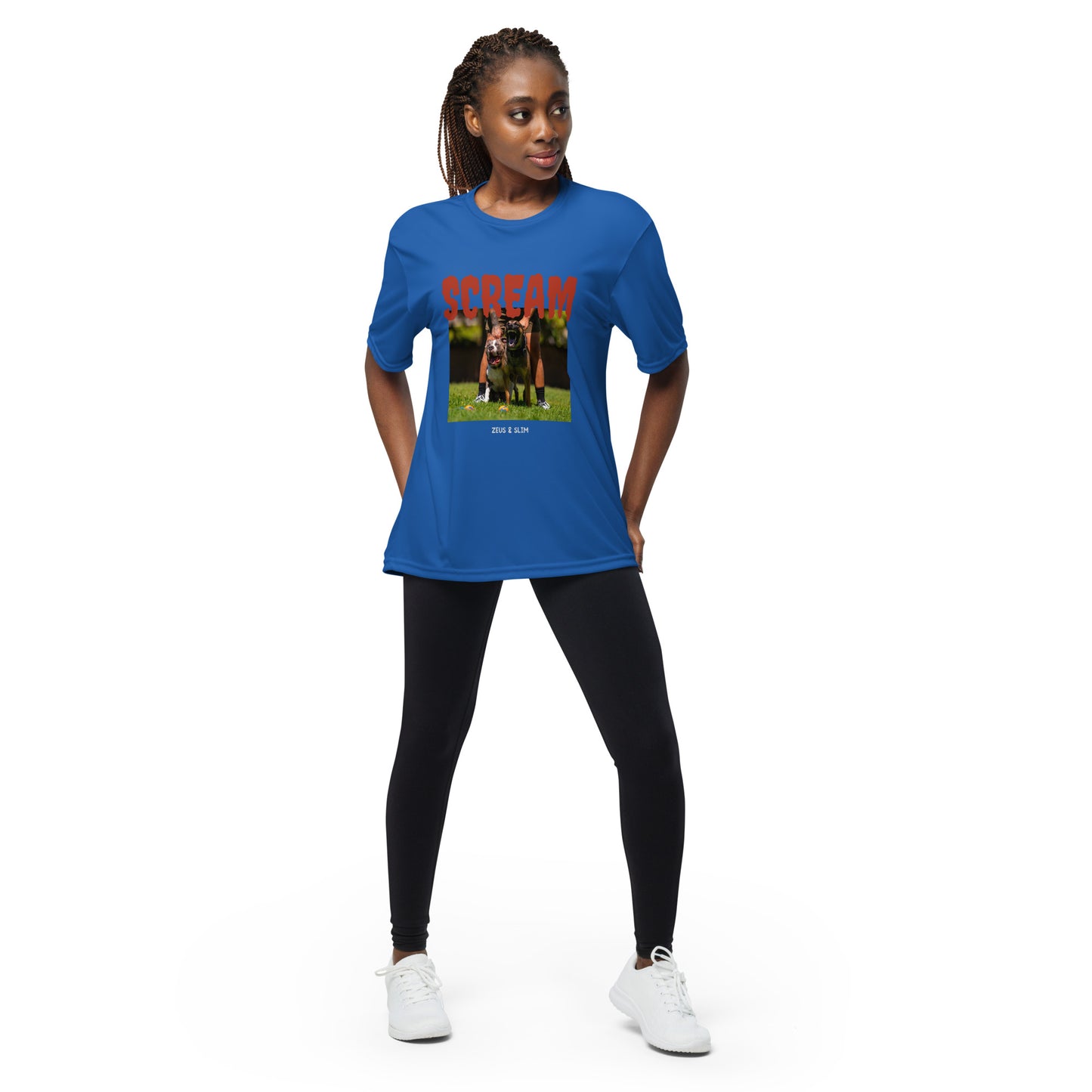 Unisex "Scream" crew neck t-shirt