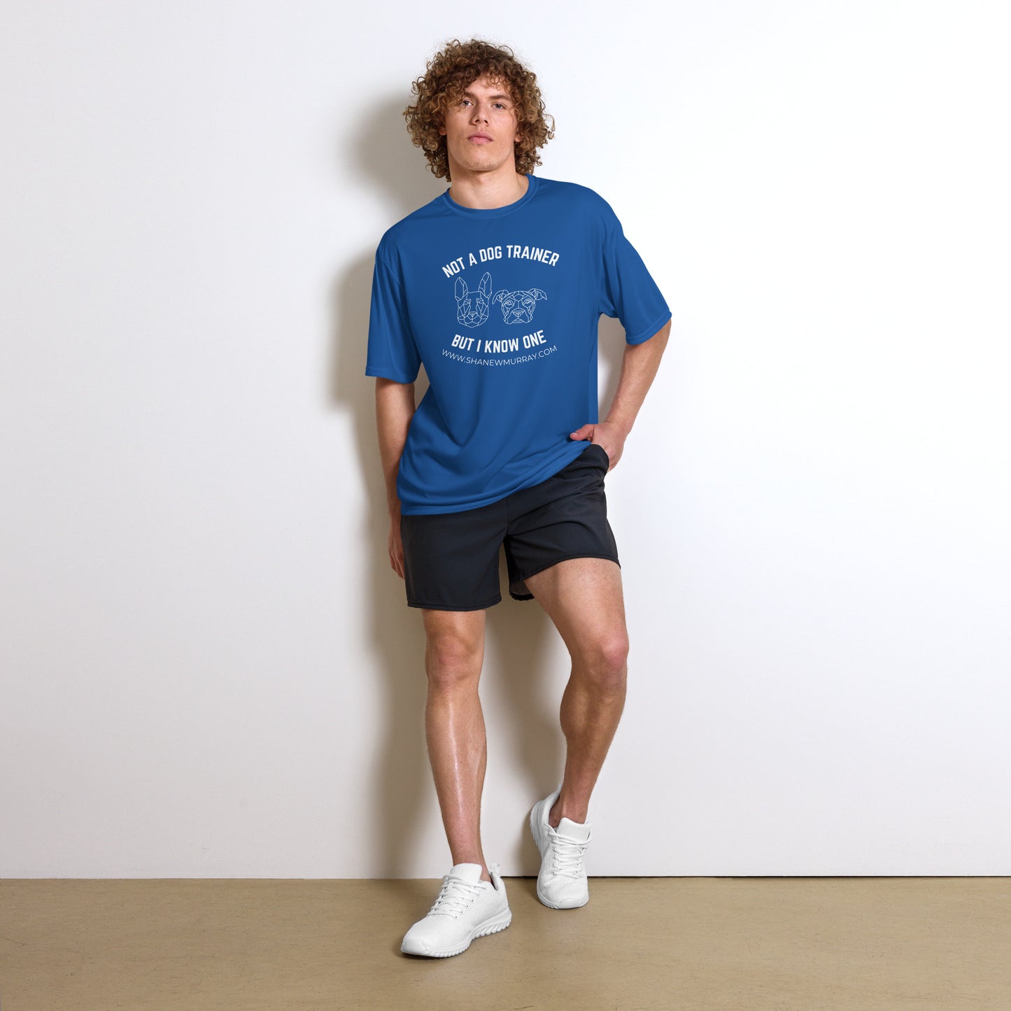 Unisex Slim & Zeus "shanewmurray.com" crew neck t-shirt