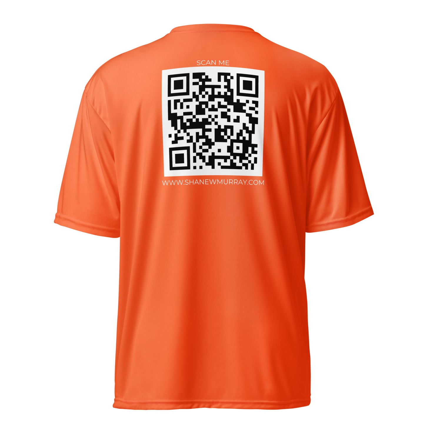 Slim and Zeus barcode Unisex performance crew neck t-shirt