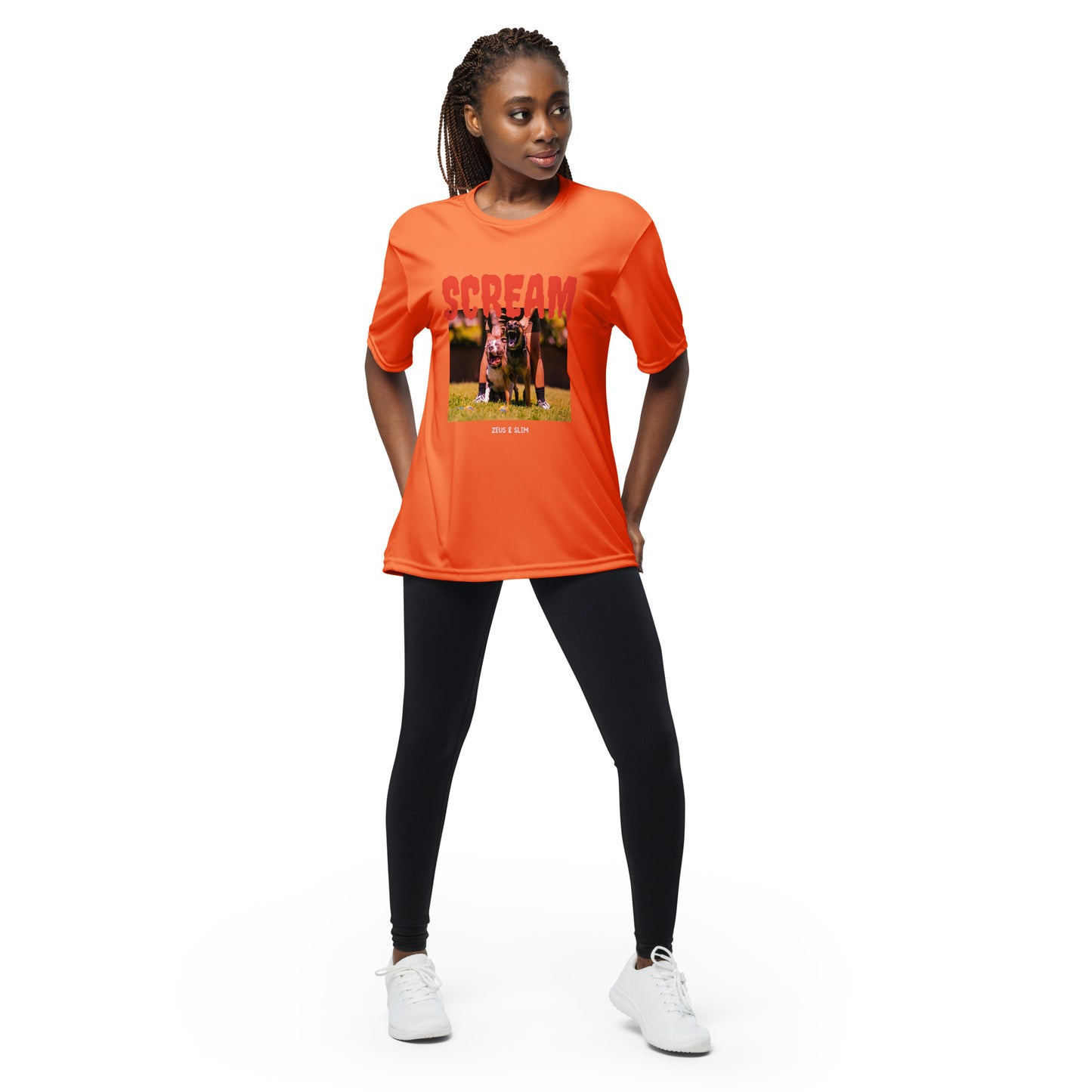 Unisex "Scream" crew neck t-shirt