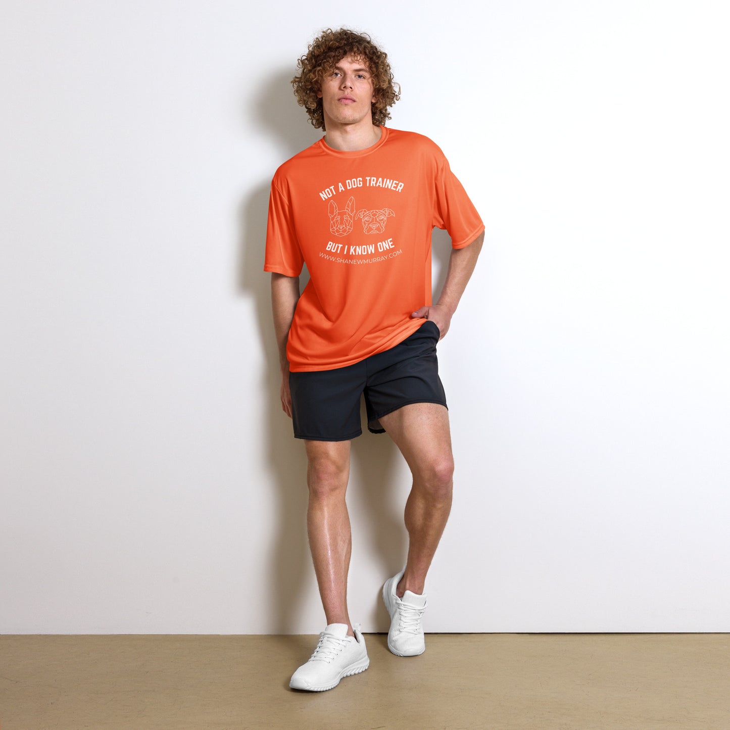 Unisex Slim & Zeus "shanewmurray.com" crew neck t-shirt