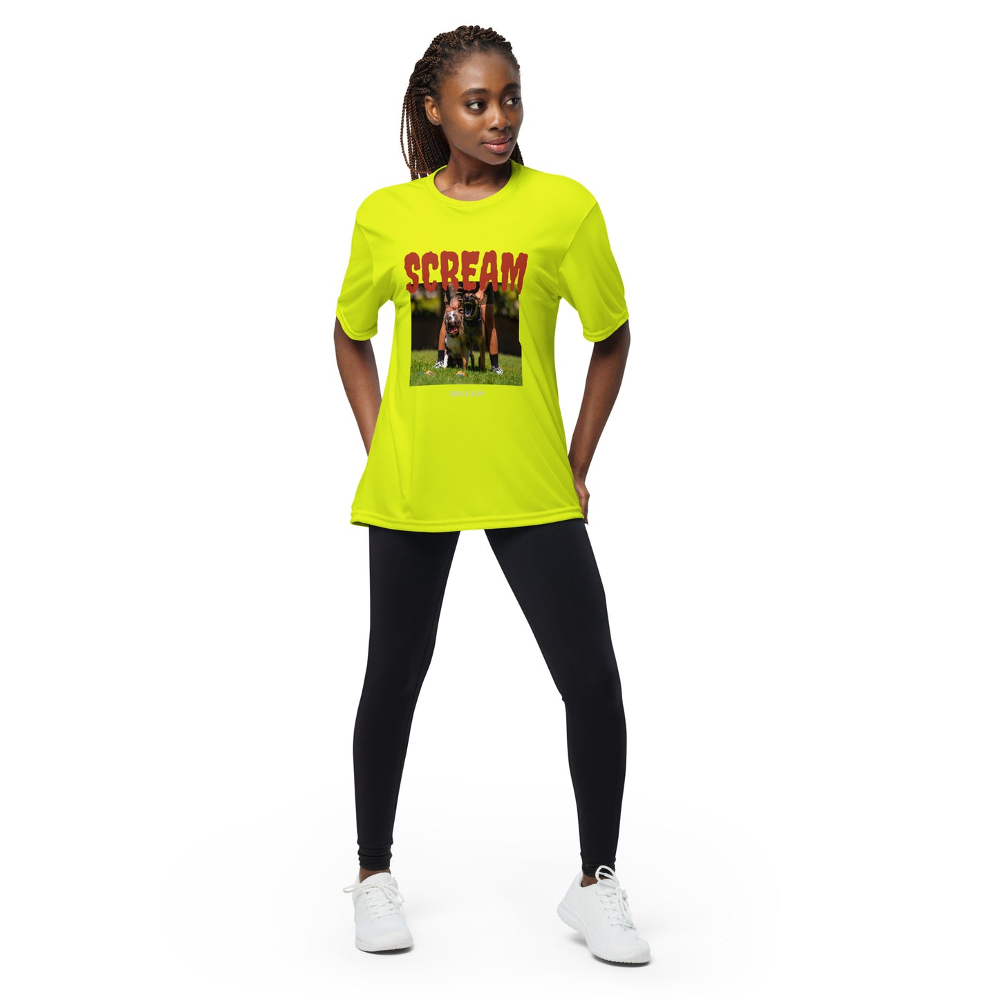 Unisex "Scream" crew neck t-shirt
