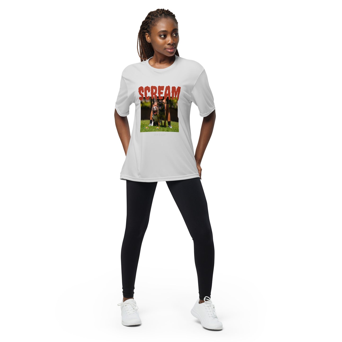 Unisex "Scream" crew neck t-shirt