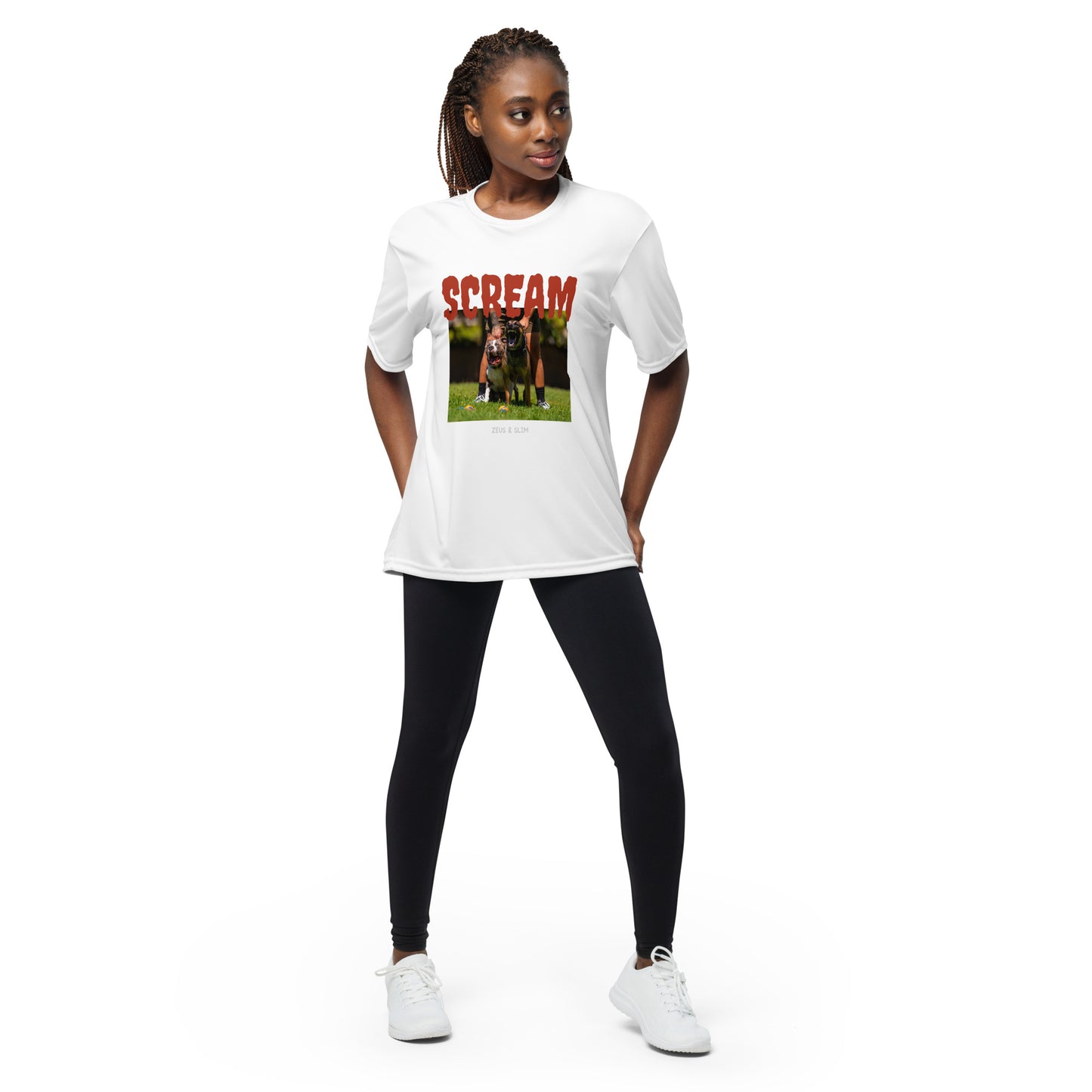 Unisex "Scream" crew neck t-shirt
