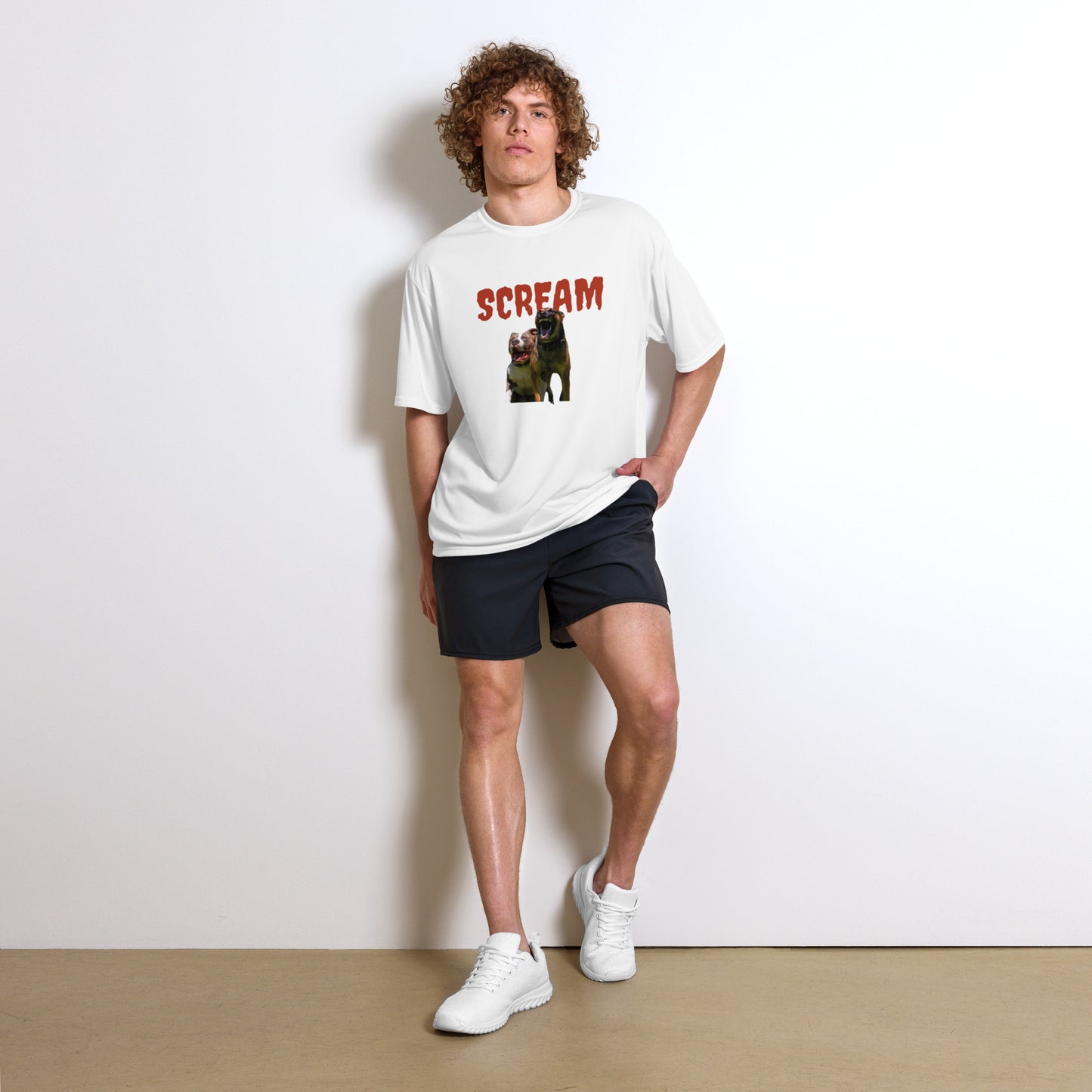Unisex Zeus & Slim "Scream" crew neck t-shirt