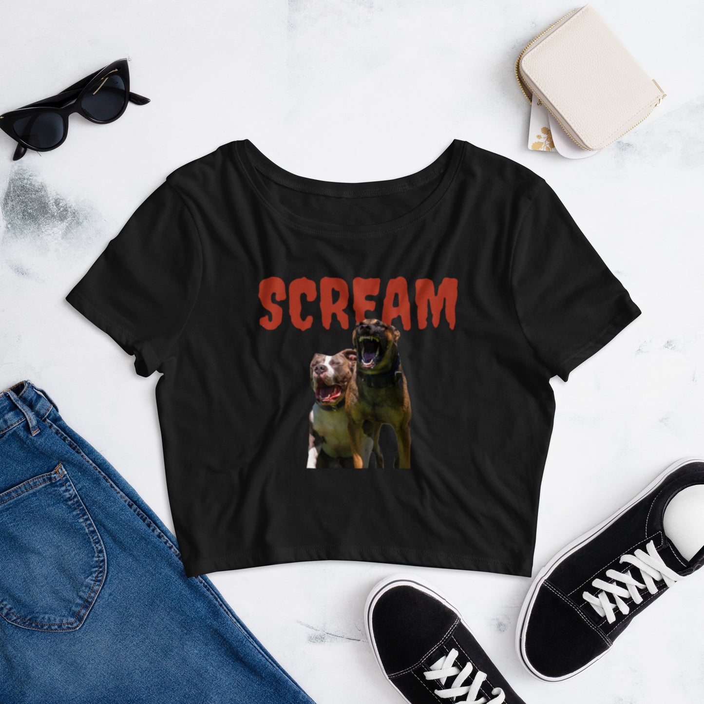 Slim & Zeus Women’s Crop Tee