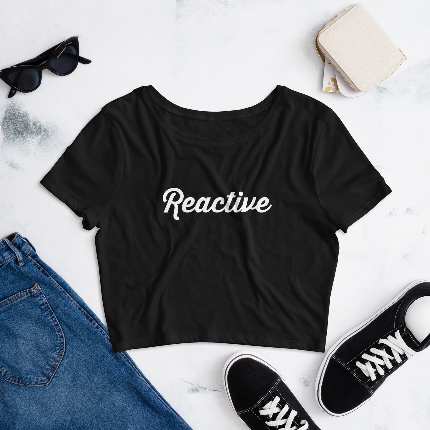 Reactive Women’s Crop Tee