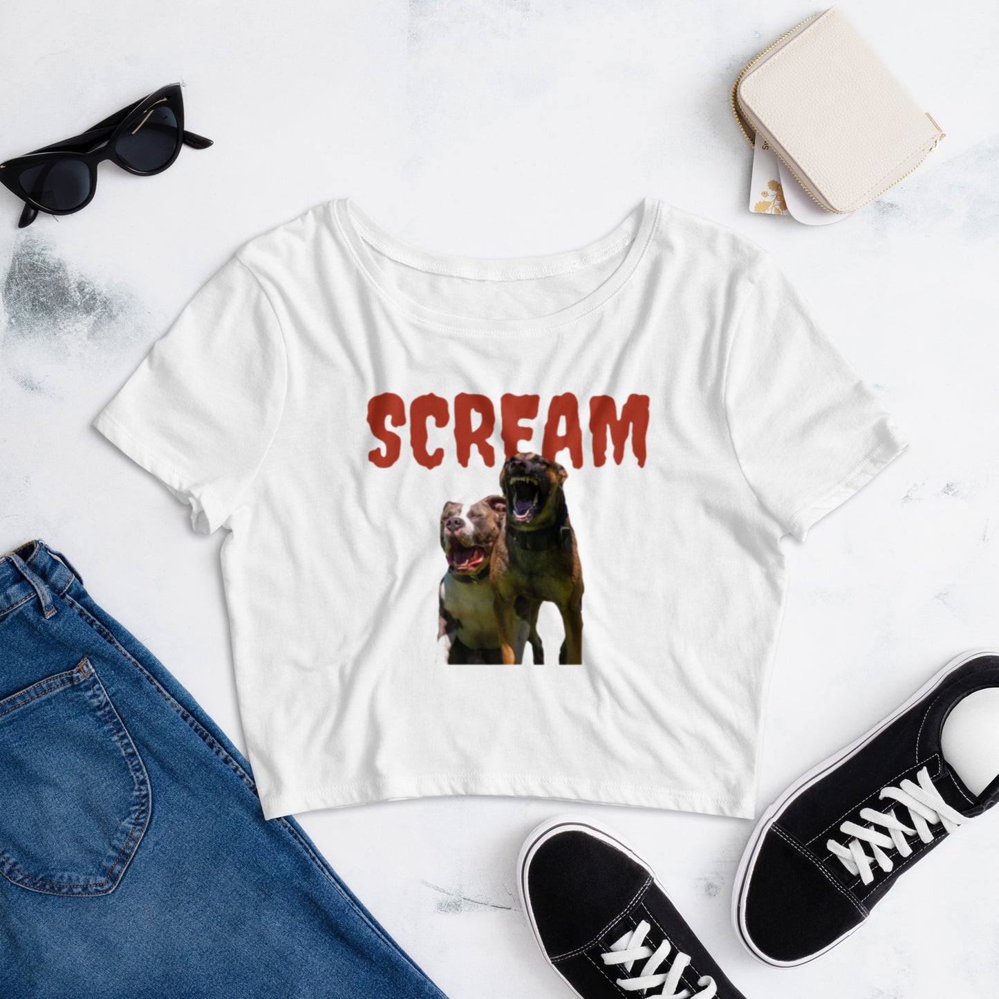 Slim & Zeus Women’s Crop Tee