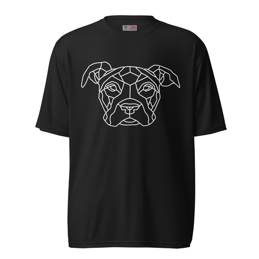 Zeus Barcode Unisex performance crew neck t-shirt