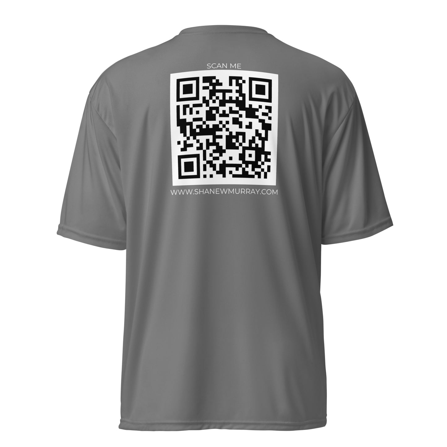 Slim and Zeus barcode Unisex performance crew neck t-shirt